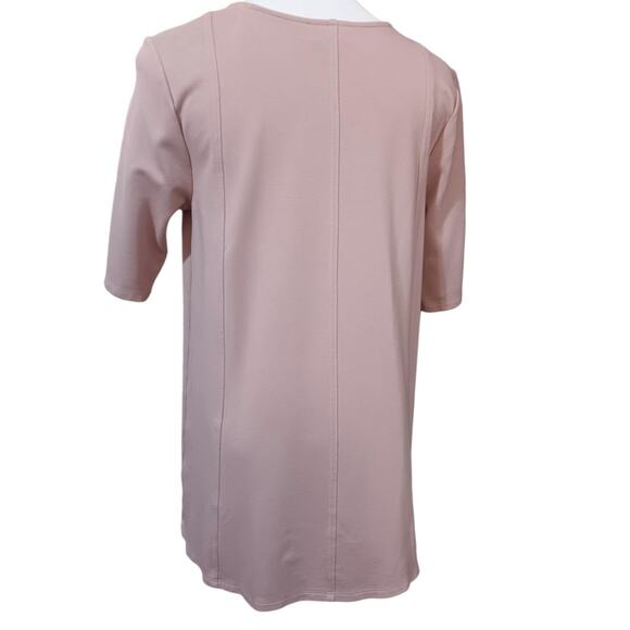J. JILL Wearever Thick Knit Tunic Top SOFT Small Mauve Flattering Classic Staple - Picture 8 of 8